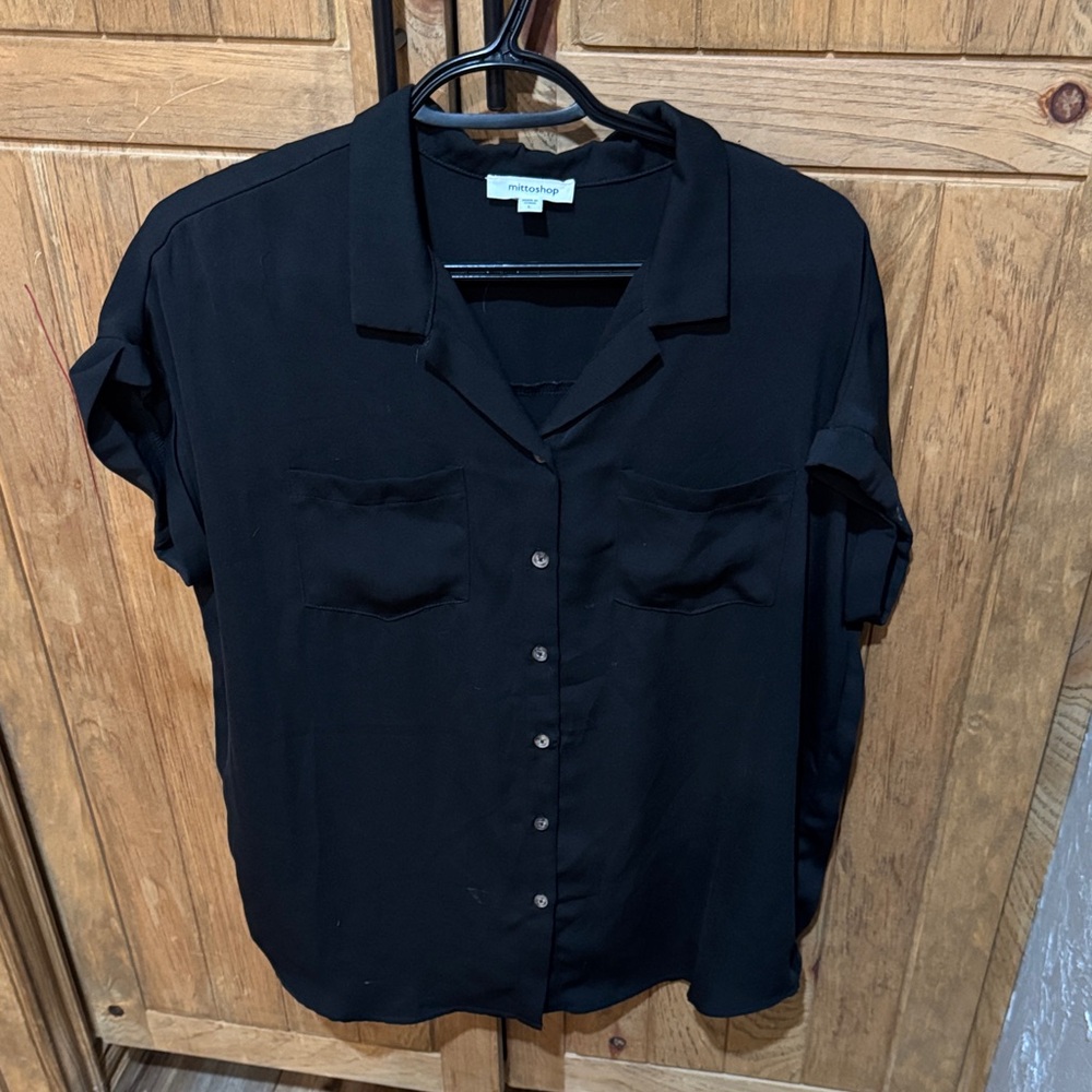 MittoshopBlack Button-Down Shirt